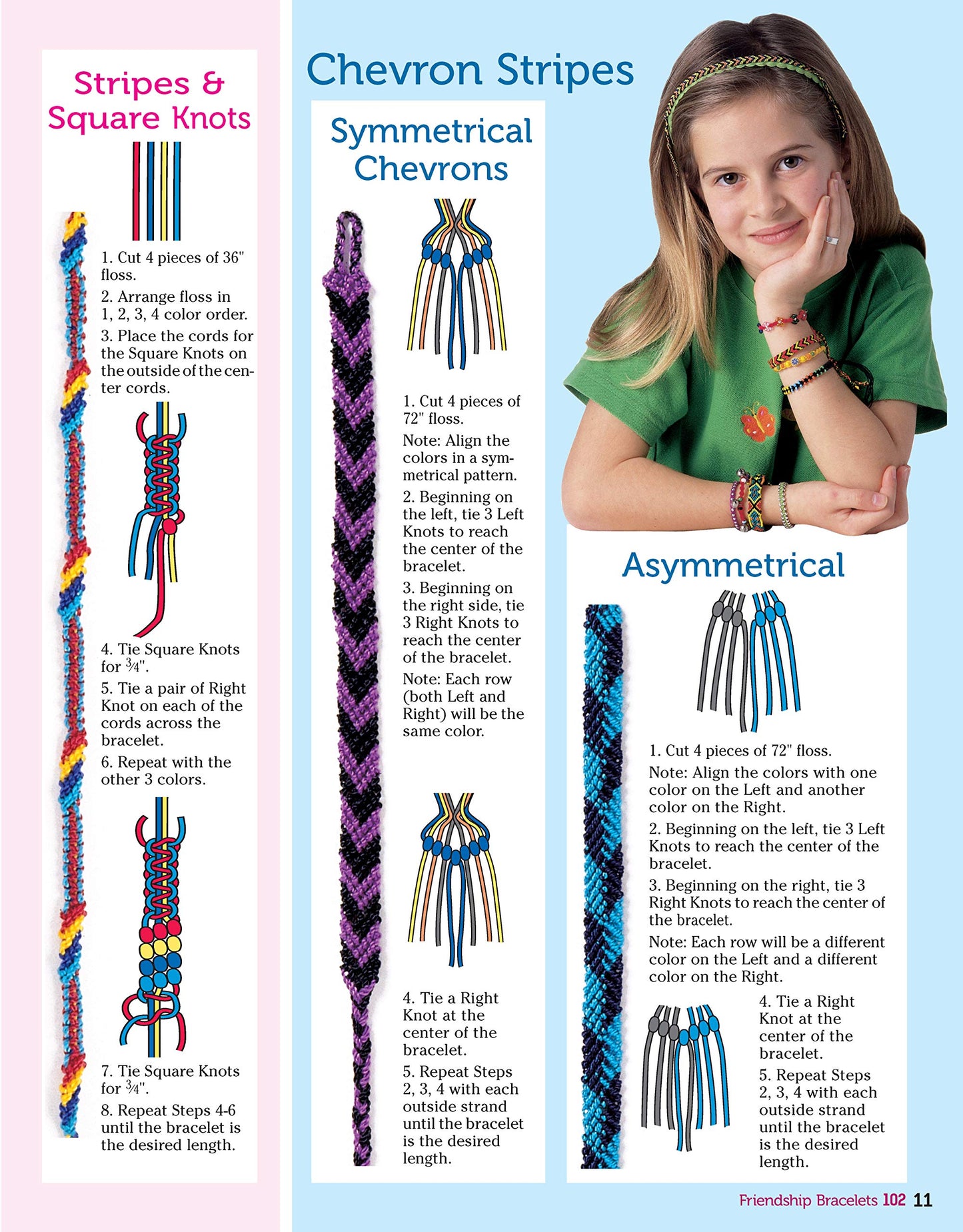 Friendship Bracelets 102: Over 50 Bracelets to Make & Share (Design Originals) Easy Instructions for Dozens of Designs and Variations; Braiding, Knotting, Stripes, Diamonds, Waves, and More