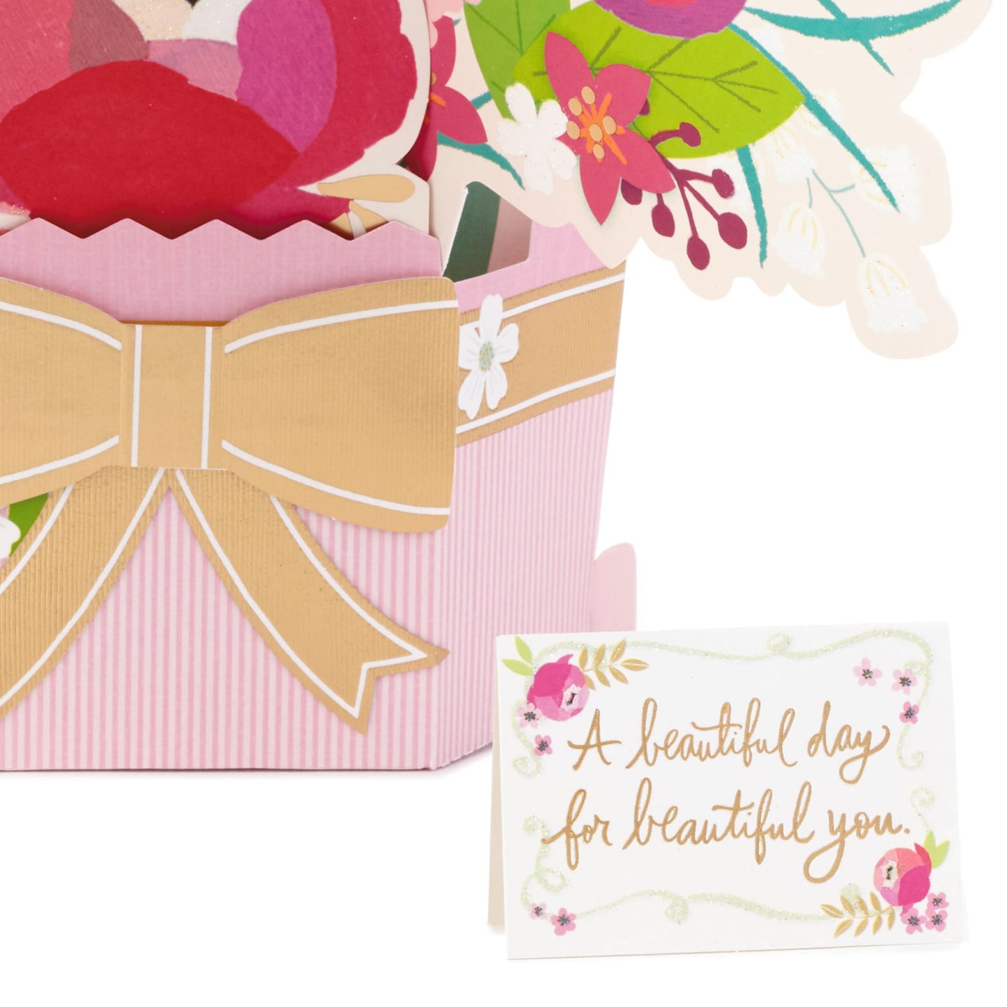 Hallmark Paper Wonder Pop Up Card for Women (Paper Pop Up Flowers) for Birthdays, Thinking of You, Anniversary, Thank You or Any Occasion