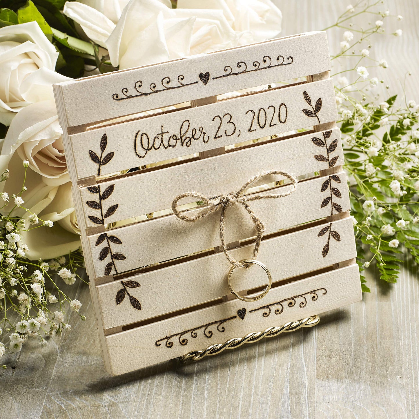 Plaid wood burning and stencil cutting tool,