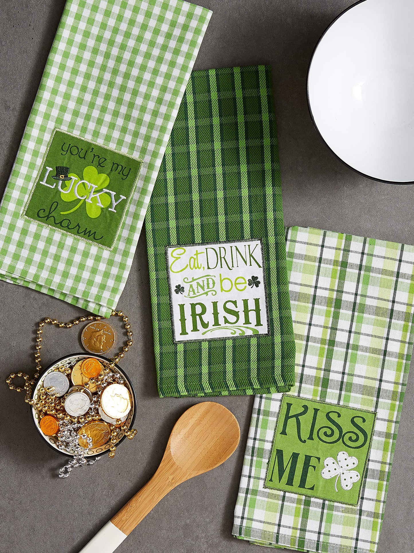 St. Patrick's Day Kitchen Collection, St. Patty's Day, Dishtowel Set
