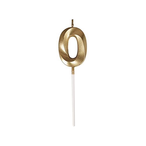 Bailym 60th Birthday Candles,Gold Number 60 Cake Topper for Birthday Decorations Party Decoration