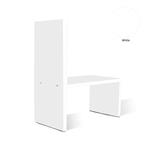 Jerry & Maggie Desktop Organizer Office Storage Rack Adjustable Wood Display Shelf - Free Style Double H Display - True Natural Stand Shelf (White)