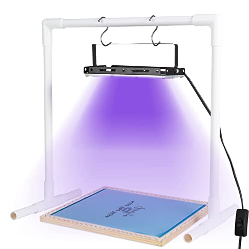 Caydo 20W LED UV Screen Printing Exposure Light and Light Stand for Screen Printing Exposing and Cyanotypes