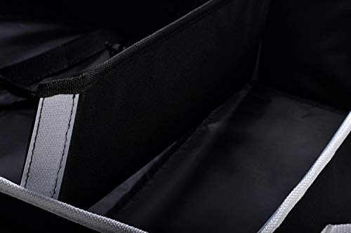 Handy Laundry Gift Wrap Storage Organizer, Easily organize Wrapping Paper, Ribbons, Bows, Scissors, Fits 18-24 Standard Rolls, Keeps Gift Supplies in Perfect Condition & Ready for Next Season, (Black)