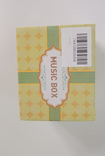 Can't Help Falling in Love Wood Music Box, Antique Engraved Musical Boxes Case for Love One Wooden Music Box - Gifts for Lover, Boyfriend, Girlfriend, Husband, Wife (BLACK)