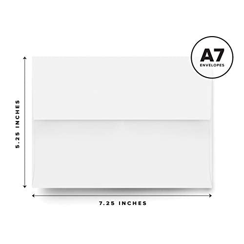 Bliss Collections All Occasion Invitations with Envelopes, Geometric Floral, Cards for Your Wedding, Reception, Bridal or Baby Shower, Engagement and Birthday Party, 5"x7" (25 Invitations and Envelopes)