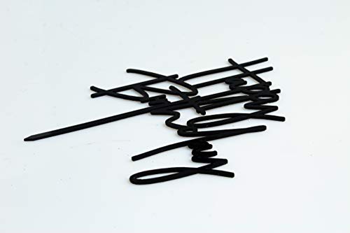 DIY Happy birthday Cake Topper Black Acrylic