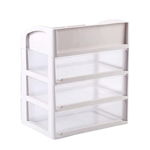 Makeup Organizer with 3 Drawers, Cosmetic Display Cases, Makeup Storage Box (3 Drawers)