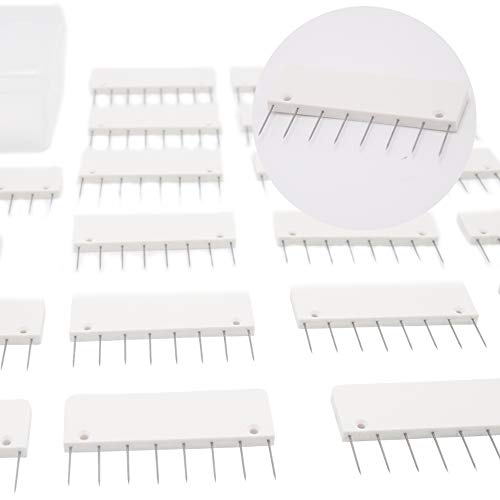 LAMXD Knit Blocking Pins Kit,Knit Blocking Combs – Set of 25 Combs for Blocking Knitting, Crochet, Lace or Needlework Projects – Extra 100 T-pins – for use with Blocking Mats for Knitting Mat…
