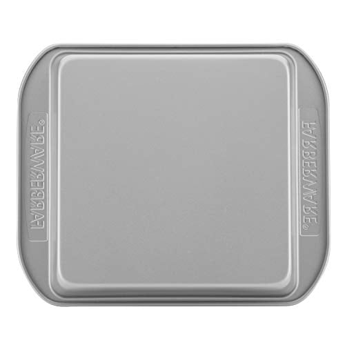 Farberware Nonstick Bakeware Nonstick Baking Pan / Nonstick Cake Pan, Square - 9 Inch, Gray