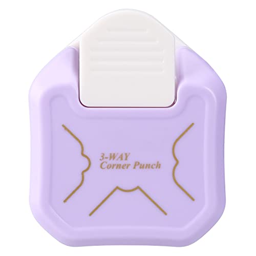 MyArTool 3 in 1 Beauty Shape Corner Punch, 3 Way Corner Paper Punch for Paper Crafts, Laminate, Cardstock, Business Card, DIY Projects, Photo, Card Making and Scrapbooking
