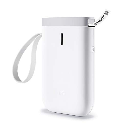 NIIMBOT Label Maker Machine D11 Label Printer Tape Included Portable Wireless Connection Multiple Templates Available for Phone Easy to Use Office Home Organization USB Rechargeable