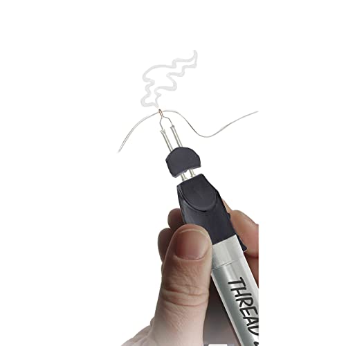 The Beadsmith Thread Zap, Thread Burner, 5.25 inches, Push Button, Battery Operated (1xAA), Trim, Burn and Melt Thread with one Touch, Ideal for Finishing Bead Weaving and stringing Projects