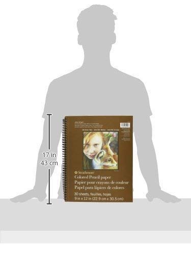 Strathmore Colored Pencil Spiral Paper Pad 9"X12"-30 Sheets -62477900