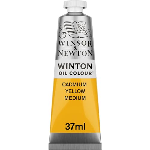 Winsor & Newton Winton Oil Color, 37ml (1.25-oz) Tube, Cadmium Yellow Medium