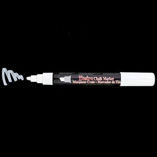 Uchida 480-C-0 Broad Point Tip Bistro Window Chalk Marker, White
