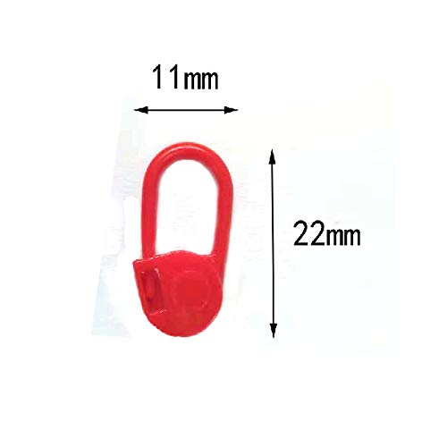 Meikeer 150 Pieces Knitting Crochet Locking Stitch Markers Stitch Needle Clip Counter 10 Colors (Color Ship Randomly)