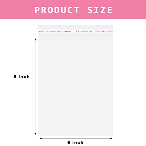 Self Sealing Cookie Bags,6x9 Inches 200 Pcs Clear Resealable Cellophane Bag for Packaging Gifts,Favors,Products,Candy