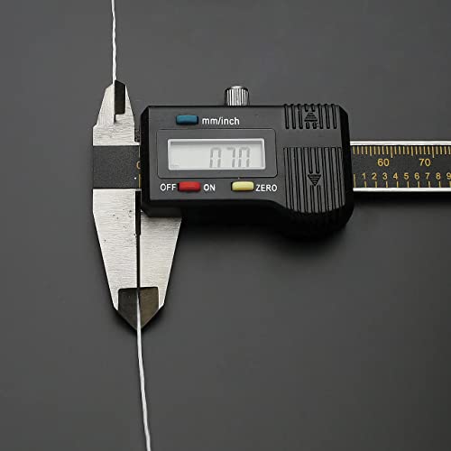 The Beadsmith Opelon Beading Cord – Stretch Jewelry Fiber – White, 0.7mm Diameter, 25 Meter