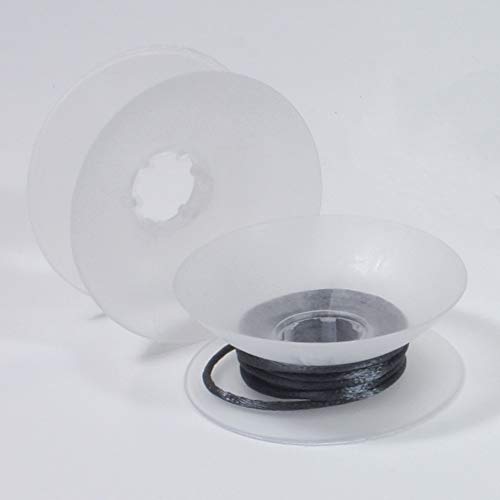 The Beadsmith No-Tangle Thread Bobbins, String Organizer, Ideal for Kumihimo or Cord Management (1 7/8 Inches, Set of 8)