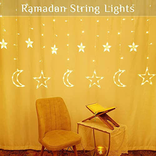 OLEEK Ramadan decorations for home - Ramadan decorations set ( lights -Ramadan banner and balloons )& Eid decoration -Ramadan gifts for kids Ramadan decor زينة رمضان كريم ديكور