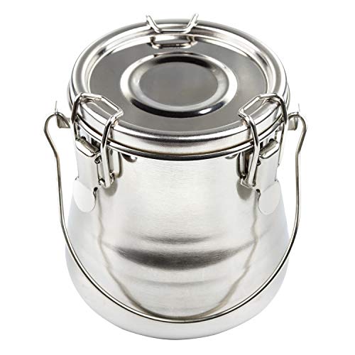 MYARTOOL Paint Brush Washer, Portable Leak-Proof Brush Cleaner with Lid and Filter Screen, 4.7" tall x 4.4" dia.