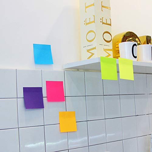 (8 Pack) Sticky Notes 3x3 Inches,Bright Colors Self-Stick Pads, Easy to Post for Home, Office, Notebook, 82 Sheets/pad