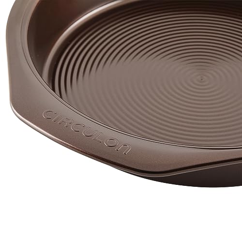 Circulon Nonstick Bakeware Nonstick Baking Pan / Nonstick Cake Pan, Round - 9 Inch, Brown