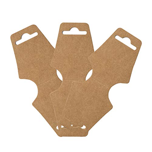 【500 Pack 】Necklace Display Cards - Jewelry Display Cards - Bracelet Display Cards - Choker Display Cards, Easy and Simple For Display Your Jewelries, Necklace, Bracelets - Bulk 500 Pack
