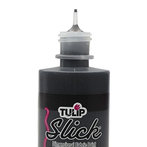 TULIP Dimensional Fabric Paint 41438 Dfpt 4Oz Slick True Red, 4 Fl Oz (Pack of 1)