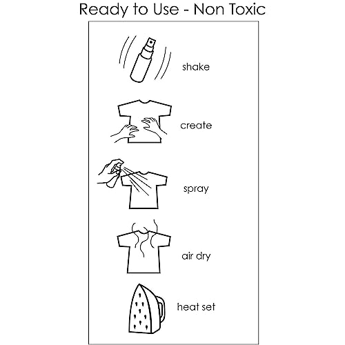 S.E.I. Galaxy Tie-Dye Kit, Fabric Spray Dye, 8 Colors