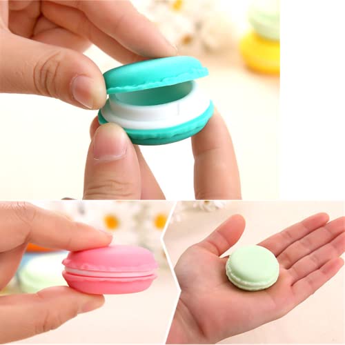 HAN SHENG 30 Pcs Cute Macaron Mini Storage Case Jewelry Box Case Container Earring Travel Organizer (Multicolor)