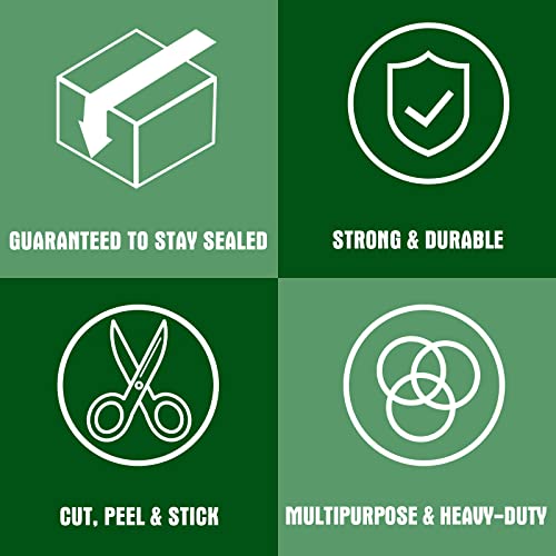 HERKKA Clear Packing Tape, 18 Rolls Heavy Duty Packaging Tape for Shipping Packaging Moving Sealing, Thicker Clear Packing Tape, 2 inches Wide, 65 Yards Per Roll, 1170 Total Yards
