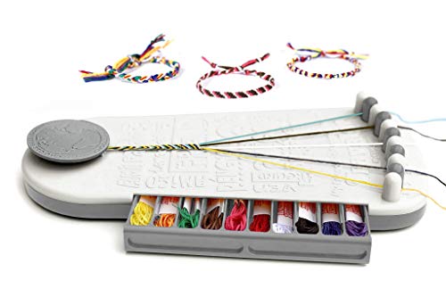 Choose Friendship, My Friendship Bracelet Maker®, 20 Pre-Cut Threads - Makes Up to 8 Bracelets (Craft Kit, Kids Jewelry Kit, Gifts for Girls 8-12)