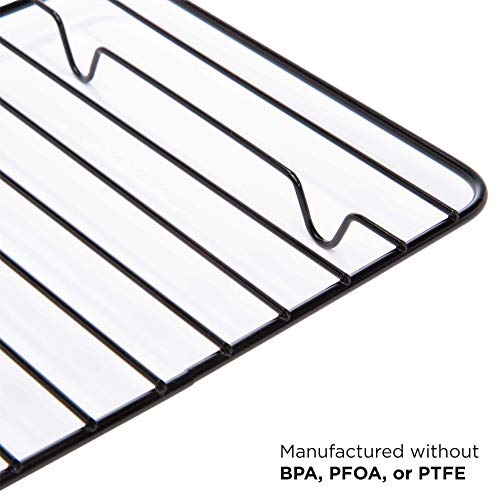 Ecolution Non-Stick Toaster Oven Bakeware Set 4-Piece, Carbon Steel, Easy to Clean and Perfect for Single Servings, Copper