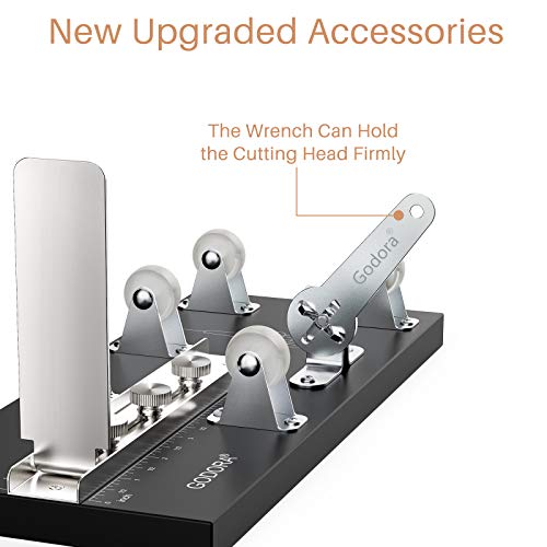 Glass Bottle Cutter, Upgraded Glass Cutter for Bottles & Glass Cutter Bundle - DIY Machine for Cutting Wine, Beer or Soda Round Bottles & Mason Jars, Perfect Score Bottle Cutter