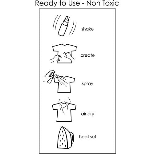 S.E.I. Spring Tie-Dye Kit, Fabric Dye Spray, 3 Colors