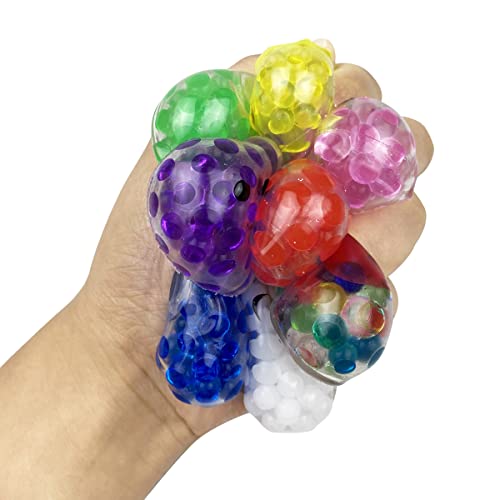 Anditoy 24 PCS Valentines Day Mini Stress Balls Squishies Stress Relief Toys for Kids School Class Classroom Valentines Day Cards Gifts Prizes Party Favors