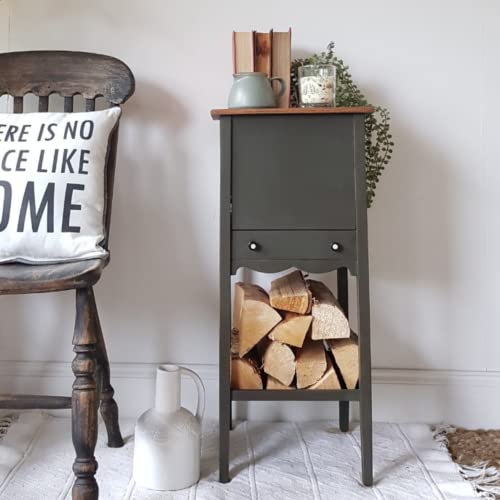 Dixie Belle Paint Company Chalk Finish Furniture Paint | Collard Greens (8 Fl Oz) | Matte Deep Green Chic Chalk Mineral Paint | DIY Furniture Paint | Made in the USA