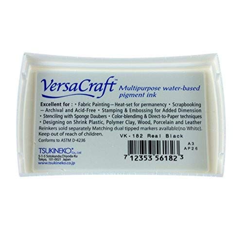 VersaCraft Multipurpose water-based pigment ink (VK-182 Real Black)