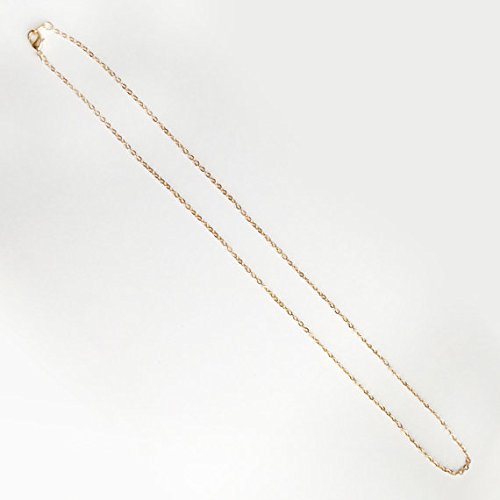 10 Pieces - 17.5inch 16K Gold Plated Finished Cable Chain Necklace Chain Bulk Discount Jewelry Necklace Chain Bulk Chain Wholesale Jewelry Supply - 10PCHN (Gold)