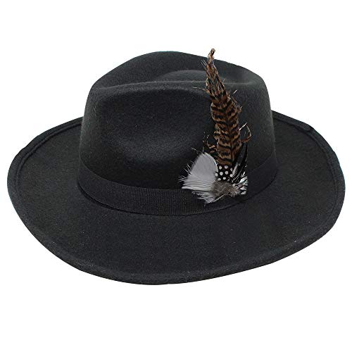 Spooktacular Creations Manhattan 1920s Mens Gatsby Gangster Retro Costume Accessories Set (Black)