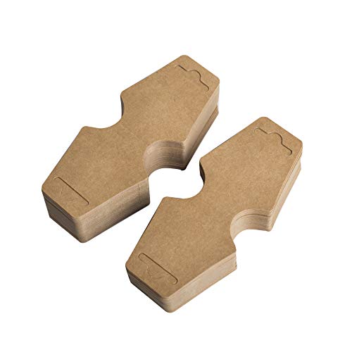 【500 Pack 】Necklace Display Cards - Jewelry Display Cards - Bracelet Display Cards - Choker Display Cards, Easy and Simple For Display Your Jewelries, Necklace, Bracelets - Bulk 500 Pack