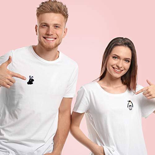 PAGOW 20PCS Animals Embroidered Patches, Zoo Animals Iron on Patches, Cute Embroidered Panda Giraffe Lion Flamingo Squirrel Rabbit Sewing Patches DIY Appliques for Shoes Clothes Backpacks Caps