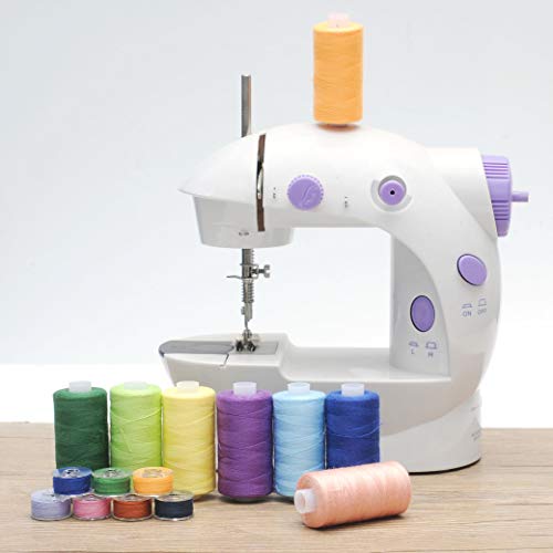 KEIMIXJIA 72Pcs Sewing Thread Kits, 36 Colors, Polyester, 550 Yards Per Spools, Prewound Bobbin Threads with Case, Compatible with Hand & Machine Sewing