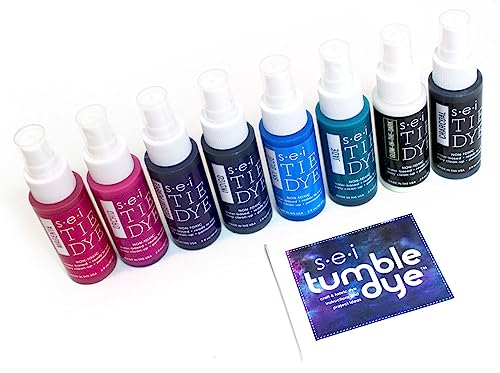 S.E.I. Galaxy Tie-Dye Kit, Fabric Spray Dye, 8 Colors