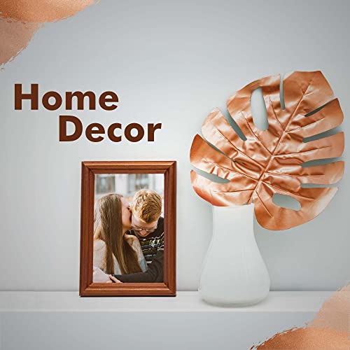 KraftiSky Copper Leaf Sheets - 100 Real Copper Foil Leaves 14x14 cm Metallic Rose Gold Leaf for Craft DIY Proejcts, Paintings, Gilding, Furniture, Makeup & Nail Art…