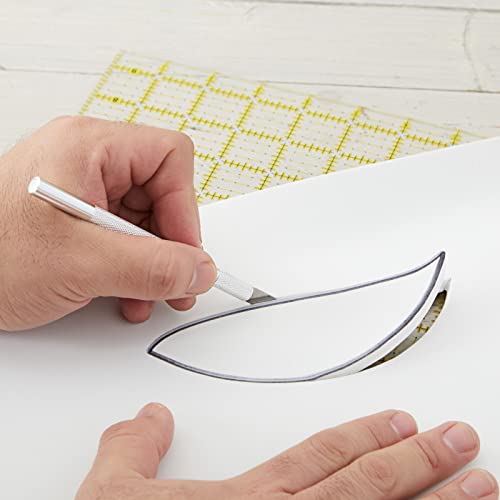 6mm EVA Foam Roll, White Foam Sheet for Cosplay Armor, Costumes, High Density 100 kg/m3 (14x39 in)