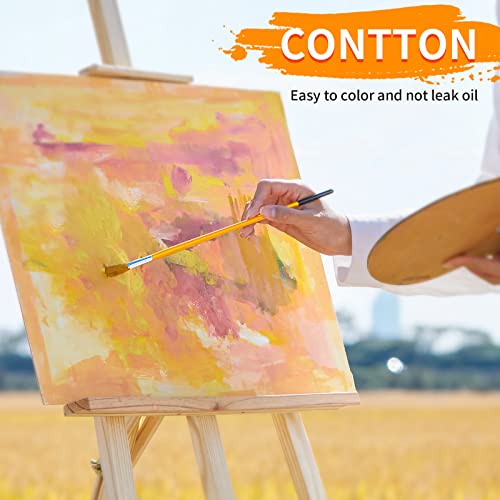 CONDA Artist Canvas Panels 8 x 10 inch, 12 Pack, Primed, 100% Cotton, Artist Quality Acid Free Canvas Board for Acrylic, Pouring Watercolor & Oil Painting