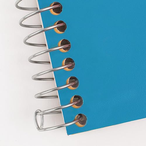 Five Star Personal Size Spiral Notebook, 1-Subject, College Ruled Paper, Fights Ink Bleed, Water Resistant Cover, 4-3/8" x 7", 100 Sheets, Tidewater Blue (45484AA4)